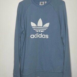 Adidas Light Blue Crewneck Sweatshirt
